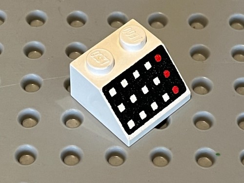 Lego white slope - white, 3039p32