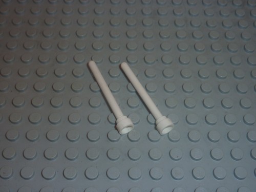 Lego white antenna 4h ref - 2,