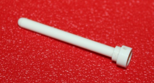 Lego white antenna 1x4 - lego,