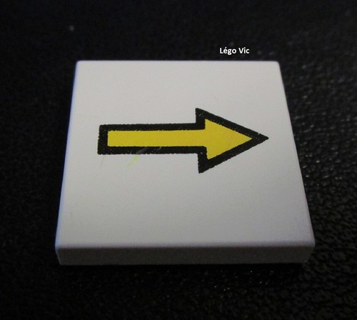 Lego 3068bp08 fabuland tile - lego,